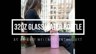 32oz glass water bottle