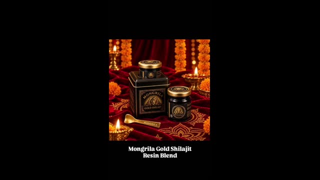 Mongrila Gold Shilajit Resin Blend in India