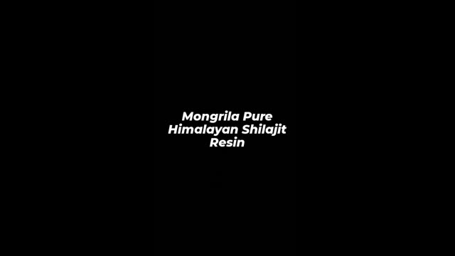 Pure Himalayan Shilajit Resin in India | Mongrila