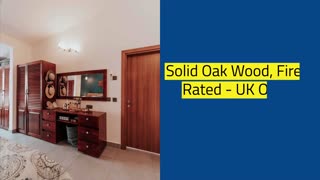 Oak Internal Doors - Solid Oak Wood, Fire Rated - UK Oak Doors