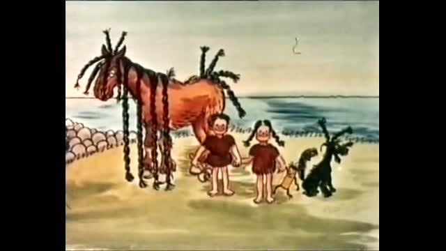 Tecknat Barn Svenska:Barna Hedenhös Upptäcker Amerika (1962) VHSRIPPEN (Svenska) TV Serie (HD)