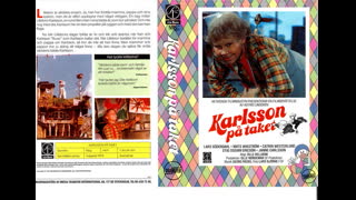 Tecknat Barn Svenska:Karlsson på taket (1974) VHSRIPPEN (Svenska) Opening Scene och End Scene (3D)