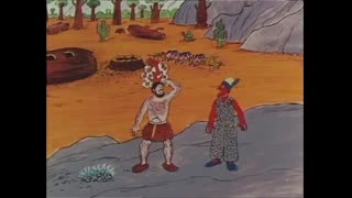 Tecknat Barn Svenska:Barna Hedenhös Upptäcker Amerika (1973) VHSRIPPEN (Svenska) Hela Filmen (4D)