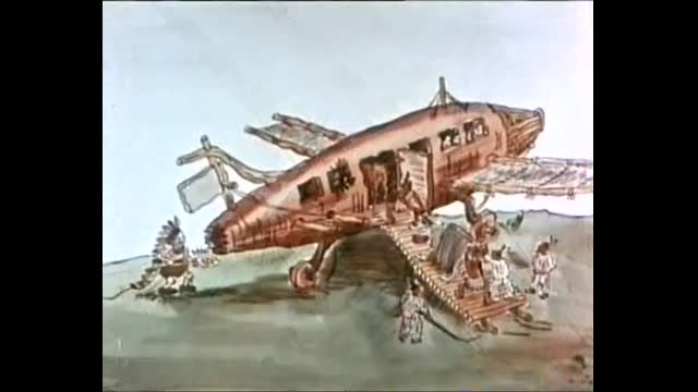 Tecknat Barn Svenska:Barna Hedenhös Upptäcker Amerika (1962) VHSRIPPEN (Svenska) TV Serie (4D)