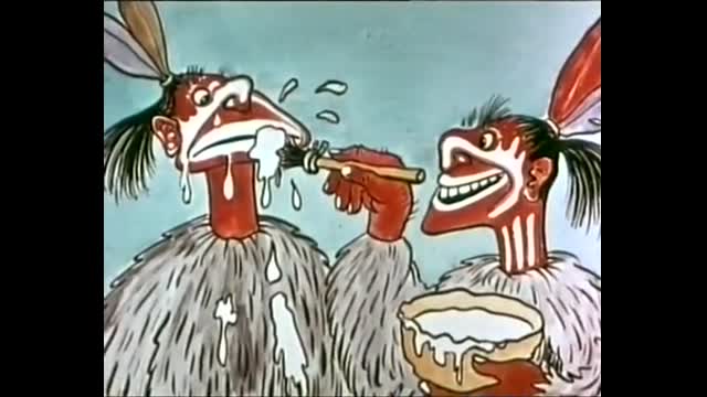 Tecknat Barn Svenska:Barna Hedenhös Upptäcker Amerika (1962) VHSRIPPEN (Svenska) TV Serie