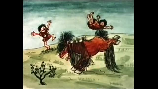 Tecknat Barn Svenska:Barna Hedenhös Upptäcker Amerika (1962) VHSRIPPEN (Svenska) TV Serie (4K)