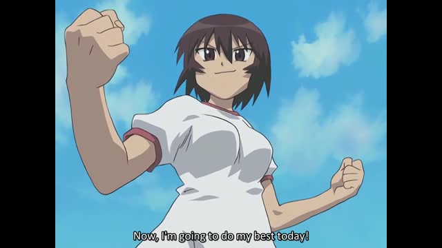 Azumanga Daioh Episode 15 Subbed - Sports Fest 2nd Year (HQ)