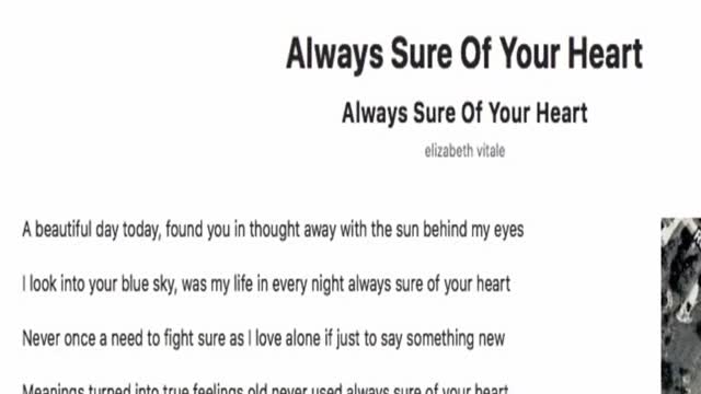 Always Sure Of Your Heart