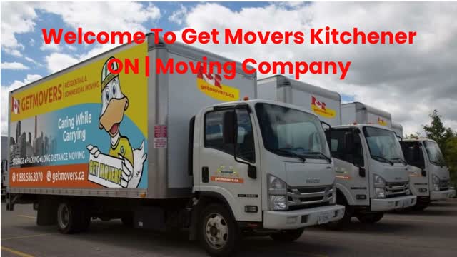 Get Movers in Kitchener, ON | 226–271–5450