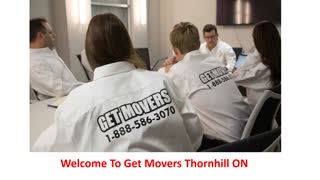 Get Movers | Experienced Moving Company Team in Thornhill, ON