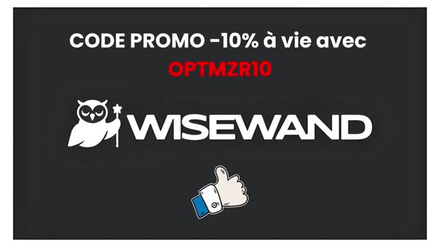 Wisewand Promo Code "OPTMZR10" -10% for life
