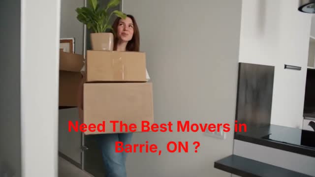 Get Movers in Barrie, ON | L4N 5J4