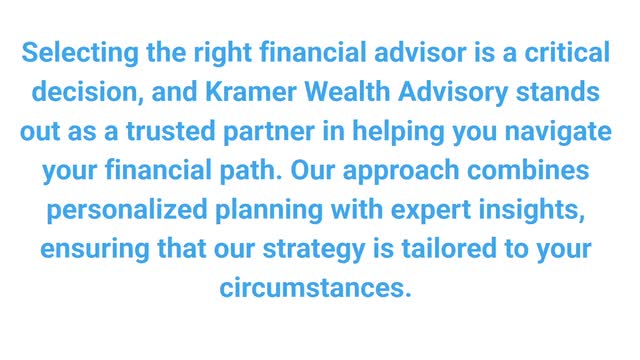 Kramer Wealth Advisory - Expert Wealth Management in Waukee, IA