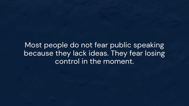 Public Speaking Tips