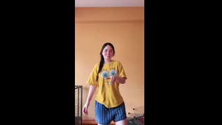 Cute Girl is dancing