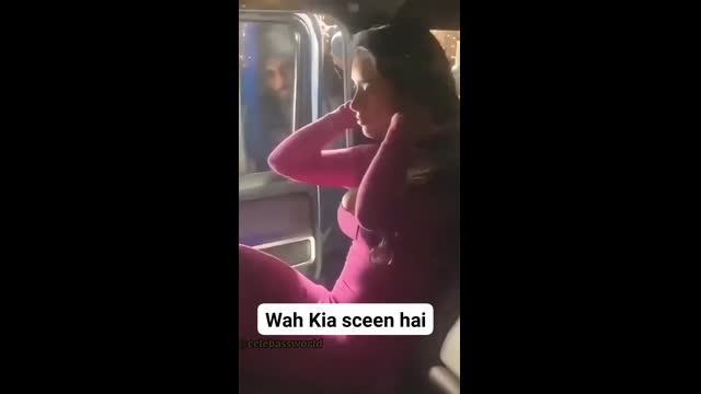 Nip Slip while sitting in the Car