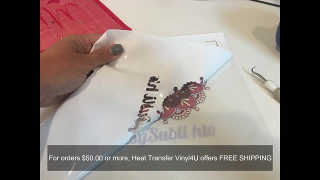 Heat Transfer Vinyl 4U sells only high quality merchandises