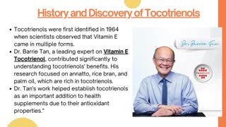 Vitamin E Tocotrienols A Potent Antioxidant for Health and Wellness