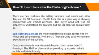How 3D Interactive Floor Plan Services Solve the biggest Marketing Problem