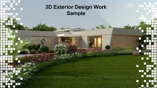 3D Exterior Design Services  Exterior 3D Rendering Services