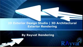 3D Exterior Design Studio  3D Architectural Exterior Rendering