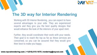 3D Interior Rendering Services The 3D way for All