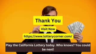 Play the California Lottery  Your Chance to Win Big