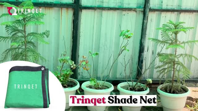 Trinqet Sun Shade Net | 90% UV Protection Shade Net for Balcony, Terrace & Garden