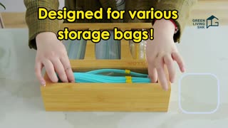 How do you organize ziploc bags? | greenlivinglife