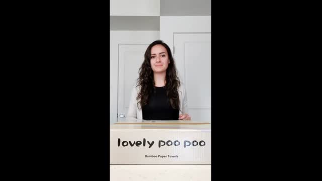 Lovely Poo Poo Bamboo Paper Towels Review