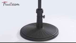 How to install FRUITEAM 22LBS Prefilled Patio Umbrella Base