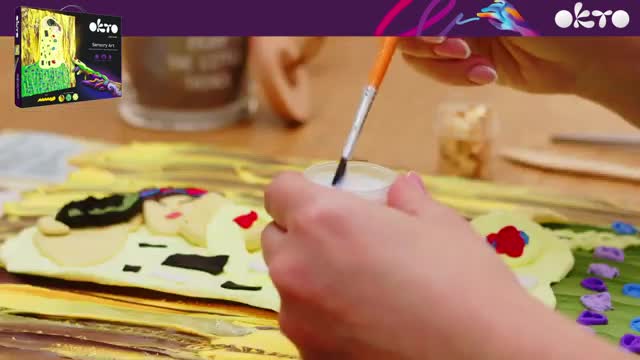 The Kiss Art Kit - 3D Sensory Art Kit - for Adults, Kids & Teens – Clay Art on Canvas