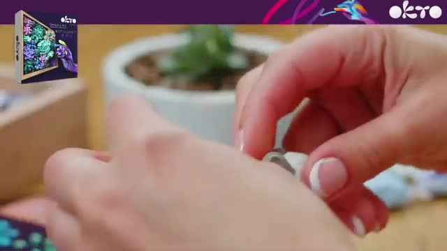Sensory Art Succulents with Art for Adults who like the art of succulents
