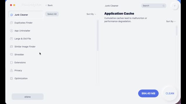 Clean your Mac with PoweMyMac Junk Cleaner