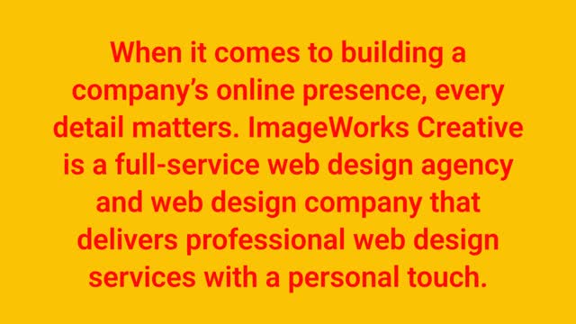 ImageWorks Creative - Web Design Services in St. Petersburg, FL