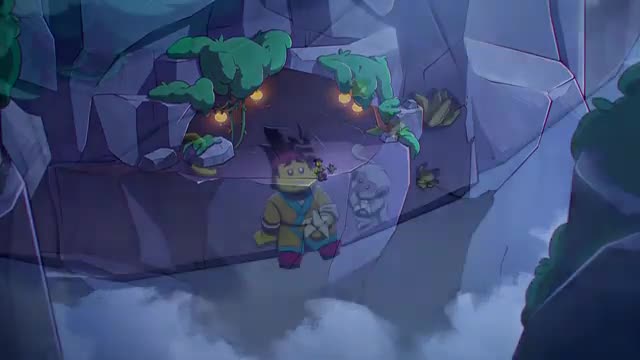 monkey and boy moment