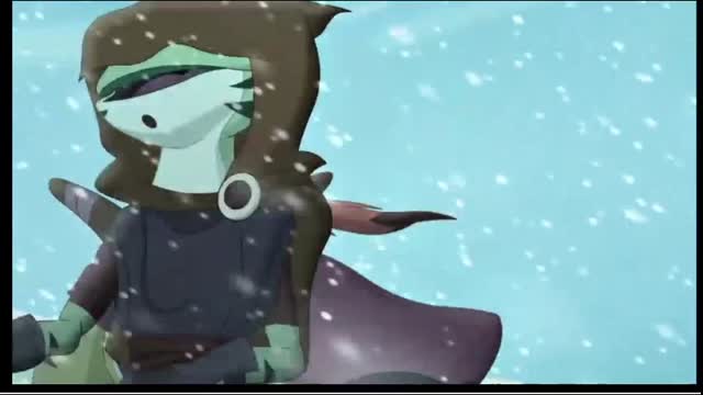 frogs finding a message