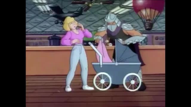 four turtles and baby clips