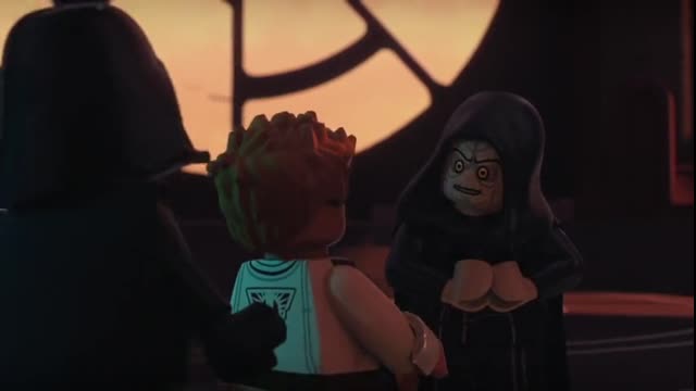 Escape from Coruscant clips