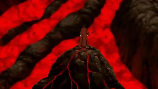 aang burns his staff