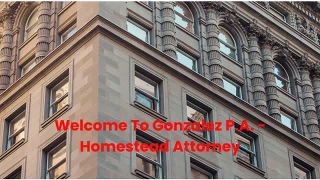 Alex Gonzalez P.A. Lawyer in Homestead | (786) 429-1511