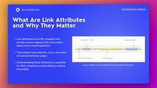 SEO1_7_6 -Link Attributes Explained – DoFollow, NoFollow, Sponsored, and UGC