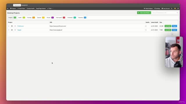 SEO1_6_2 -Setting Up Your First Crawl in Sitebulb