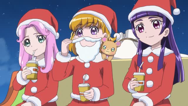 마법사 프리큐어! 46화 마법의 크리스마스! 미래, 산타가 되다!
