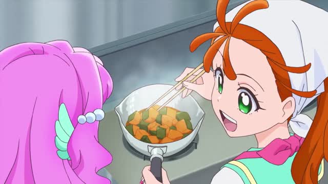 트로피컬 루즈! 프리큐어 8화 - 첫 번째 동아리 활동! 도시락으로 트로피컬하자!