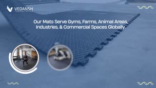 Premium Gym Mats Manufacturer in India | Durable Rubber Flooring Solutions by Vedansh Industries
