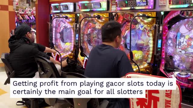 Playing gacor slots on the Thai server