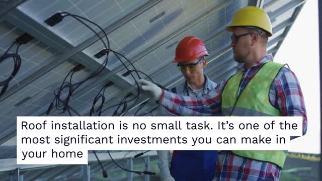 Roof installation services Phoenix