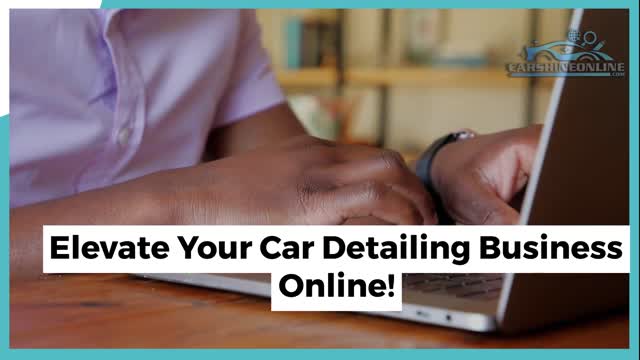 Car Detailing Website Design