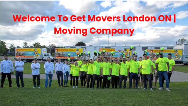 Get Movers in London, ON | N6A 5B5